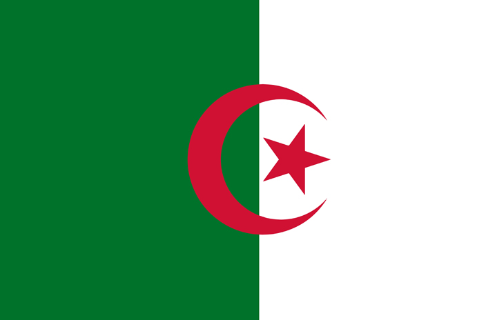 flagge algerien