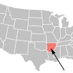 wo liegt Arkansas (USA)