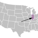 wo liegt Indiana (USA)