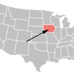 wo liegt Iowa (USA)