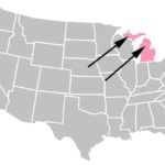 wo liegt Michigan (USA)