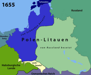Polen-Litauen im Jahr 1655