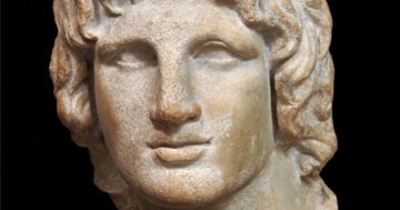 Marmorbüste von Alexander dem Großen, ausgestellt im British Museum in London, Bildnachweis: Spiroview Inc / Shutterstock.com