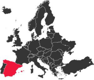 Wo liegt Spanien
