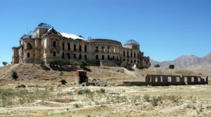 Darul-Aman-Palast, etwa 10 km vor Kabul