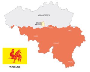 Die Wallonie liegt im Süden Belgiens